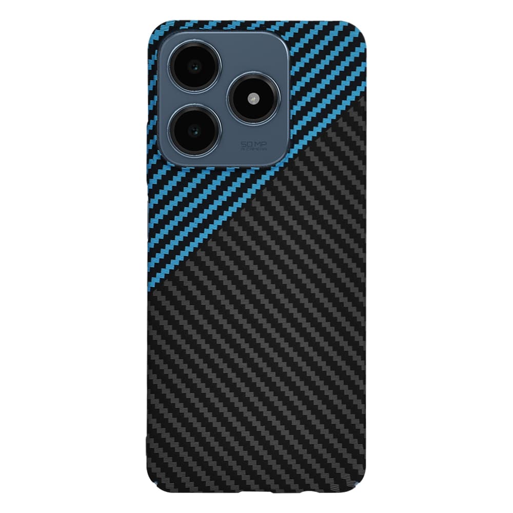 Pouzdro Techsuit Carbonite FiberShell pro Realme C61 C63 modrý Pulse - náhled 3