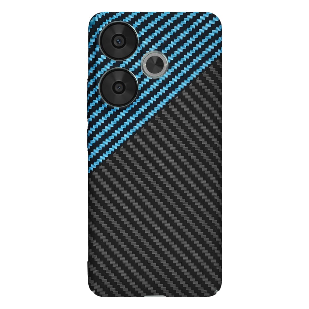 Kryt Techsuit - Carbonite FiberShell - Xiaomi Poco F6 Modrý - náhled 3