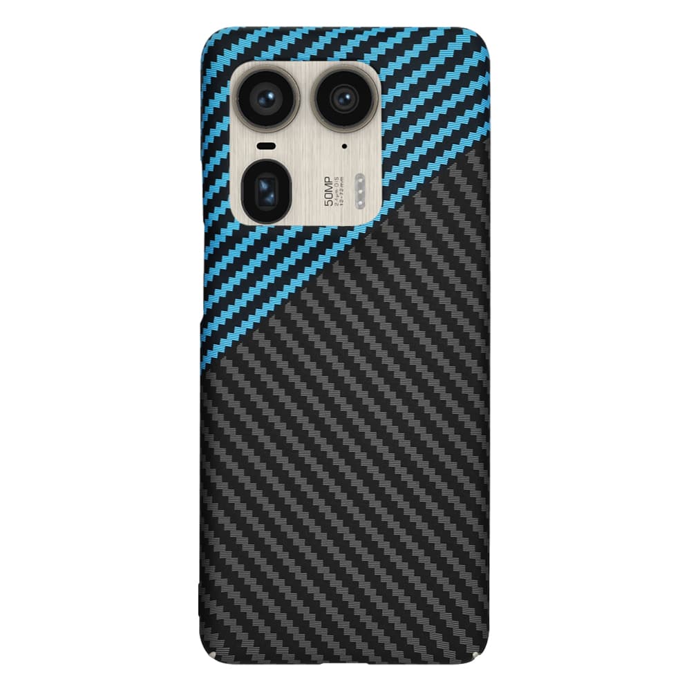 Techsuit Carbonite Motorola Edge 50 Ultra Blue Pulse - náhled 3