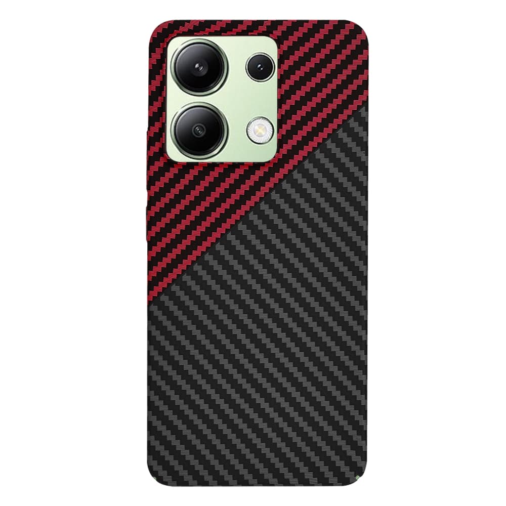 Techsuit Carbonite Xiaomi Redmi Note 13 4G Red Vortex - náhled 3