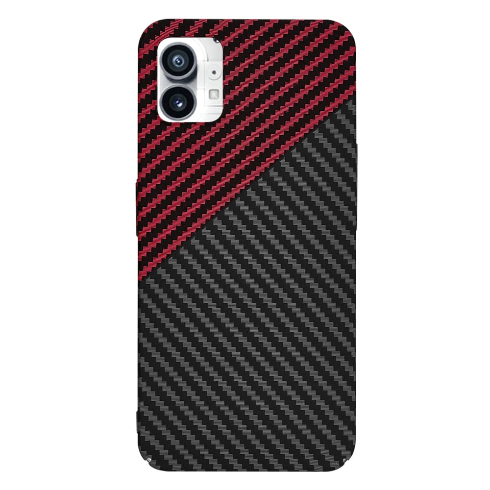 Techsuit Carbonite FiberShell Nothing Phone (1) Red Vortex - náhled 3