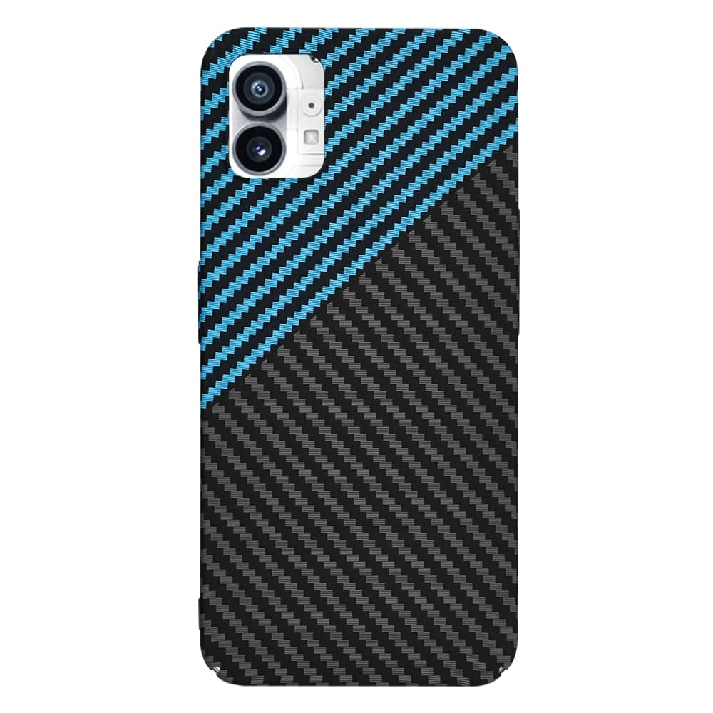 Techsuit Carbonite FiberShell Nothing Phone (1) Blue Pulse - náhled 3