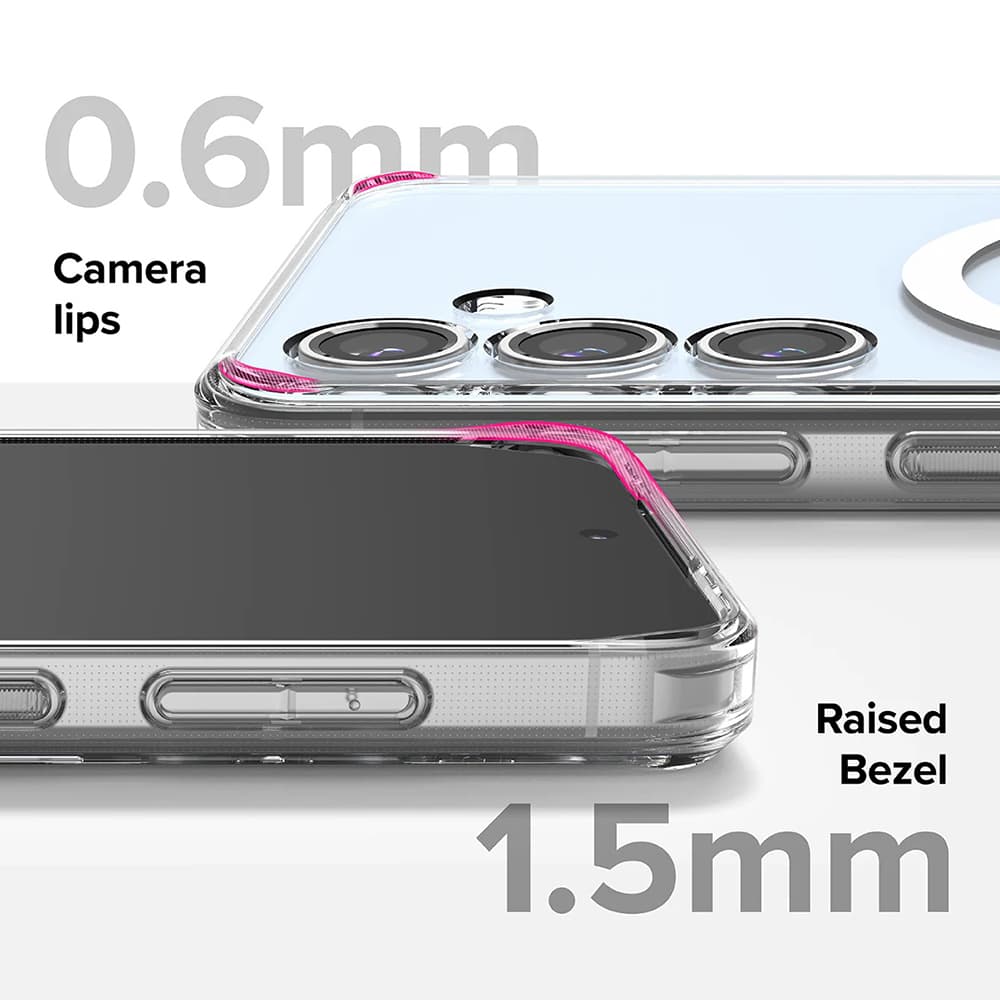 Kryt Ringke Fusion MagSafe pro Samsung Galaxy S24 FE čirý - náhled 3