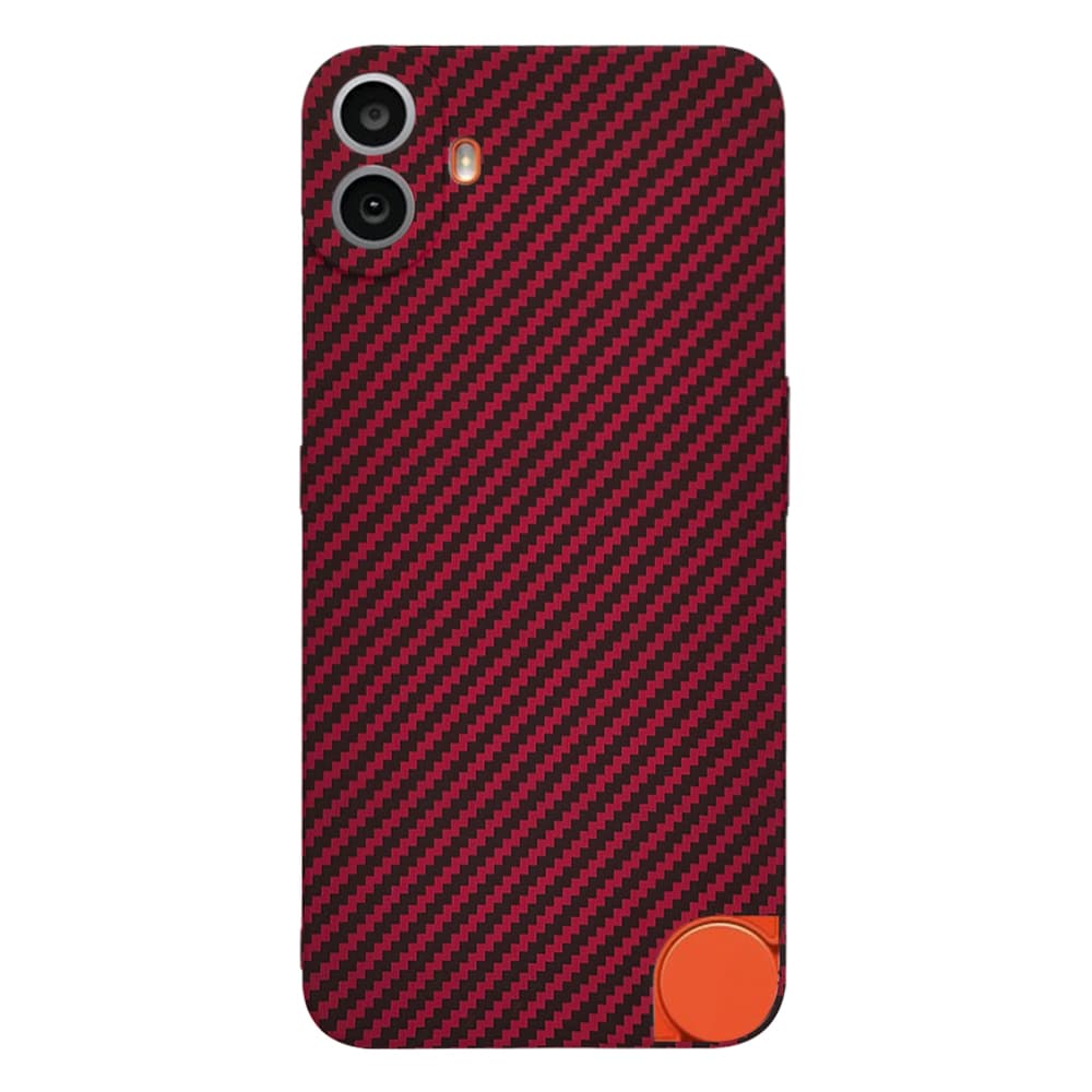 Telefon Nothing CMF 1 červený Techsuit Carbonite FiberShell - náhled 3