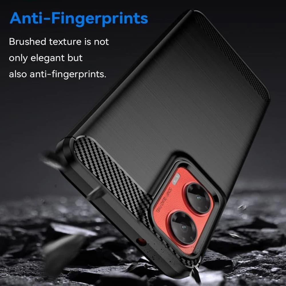 Pouzdro Techsuit Carbon Silicone pro Motorola Moto G75 modré - náhled 3