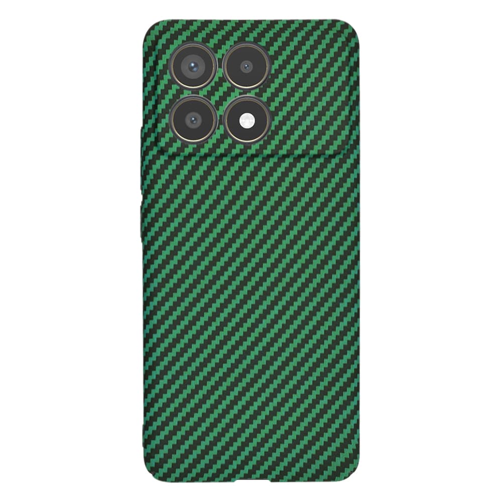 Techsuit Carbonite FiberShell obal Poco F6 Pro zelený - náhled 3