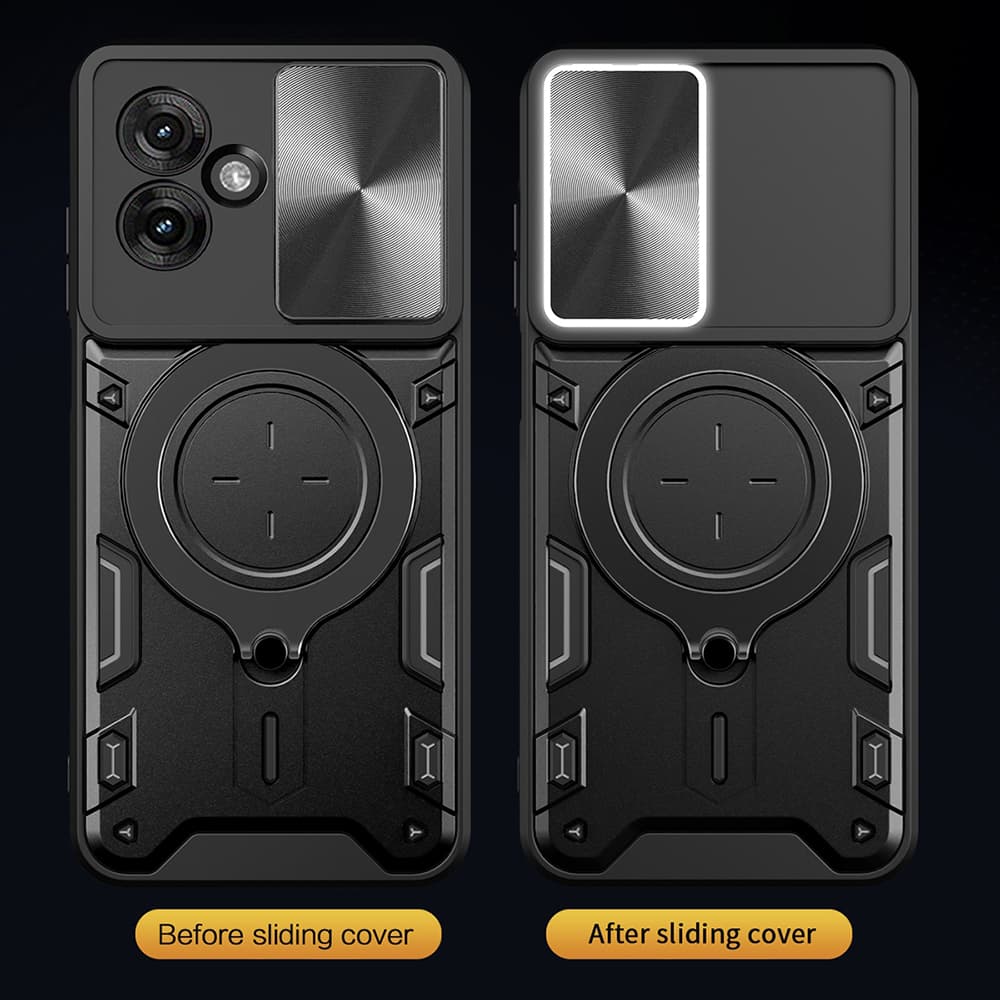 Pouzdro Techsuit CamGuard Pro pro Motorola Moto G55 fialové - náhled 3