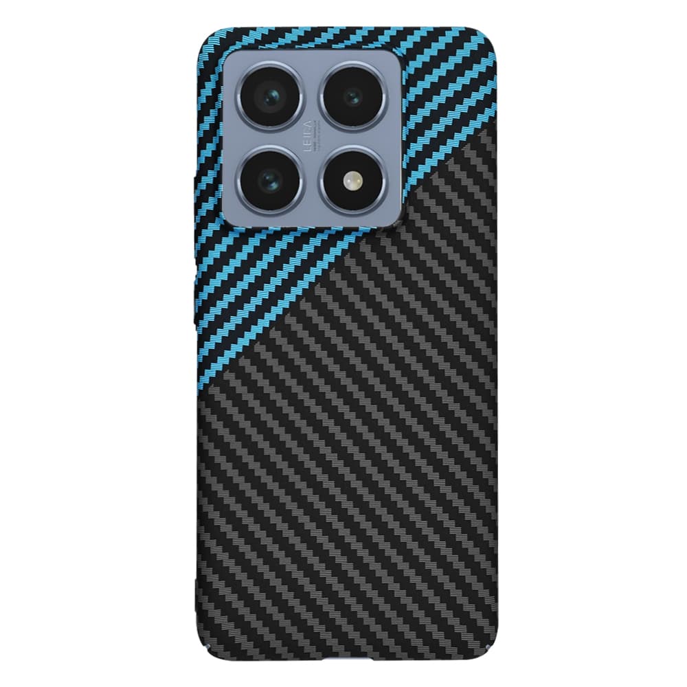 Techsuit Carbonite FiberShell pro Xiaomi 14T Pro v modré Pulse - náhled 3