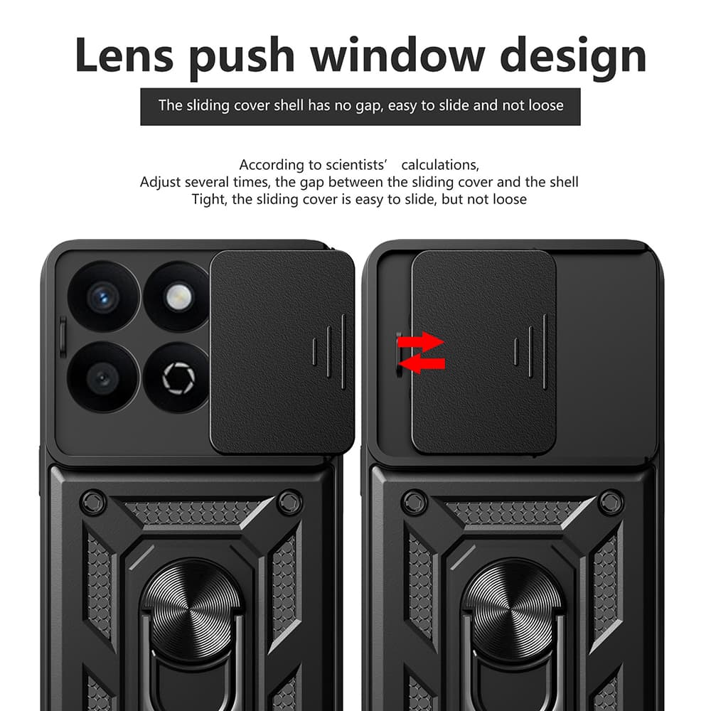 Techsuit CamShield Series Honor 200 Smart X7c černý obal - náhled 3