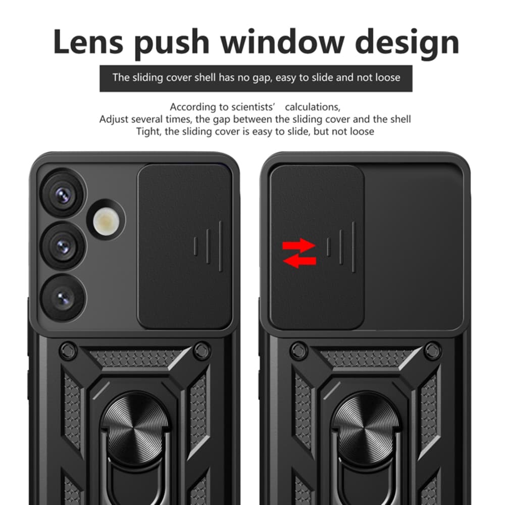 Techsuit CamShield Series Samsung Galaxy S25 Plus růžově zlatá - náhled 3