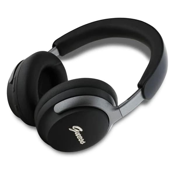 Guess Wireless Headphones Metal Script Logo Bluetooth ANC On-ear černá - náhled 3