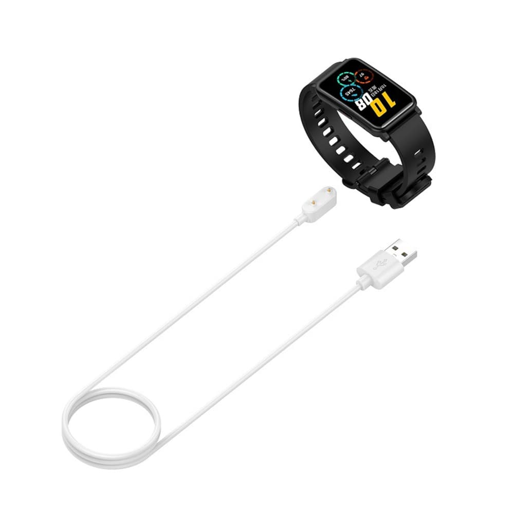 Techsuit SmartWatch bezdrátový nabíjecí kabel pro Huawei Honor Oppo bílý - náhled 3