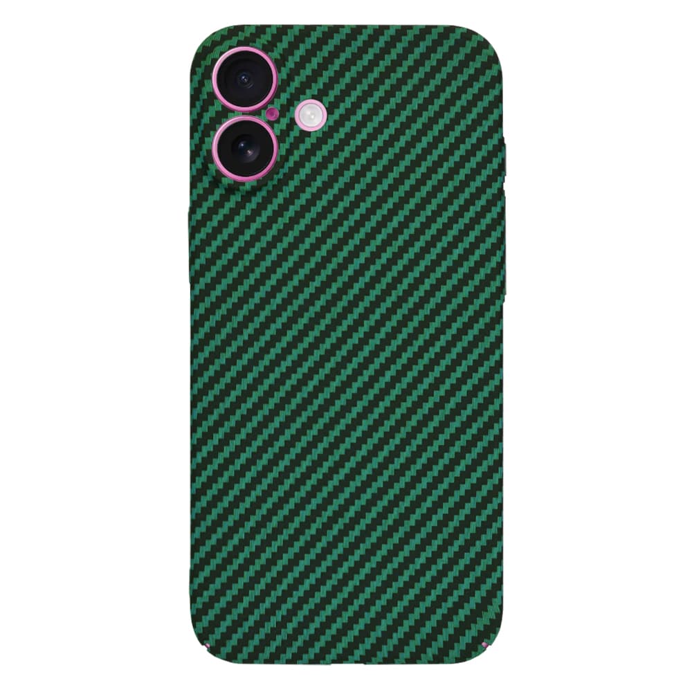 Techsuit Carbonite FiberShell pouzdro iPhone 16 Plus zelené - náhled 3