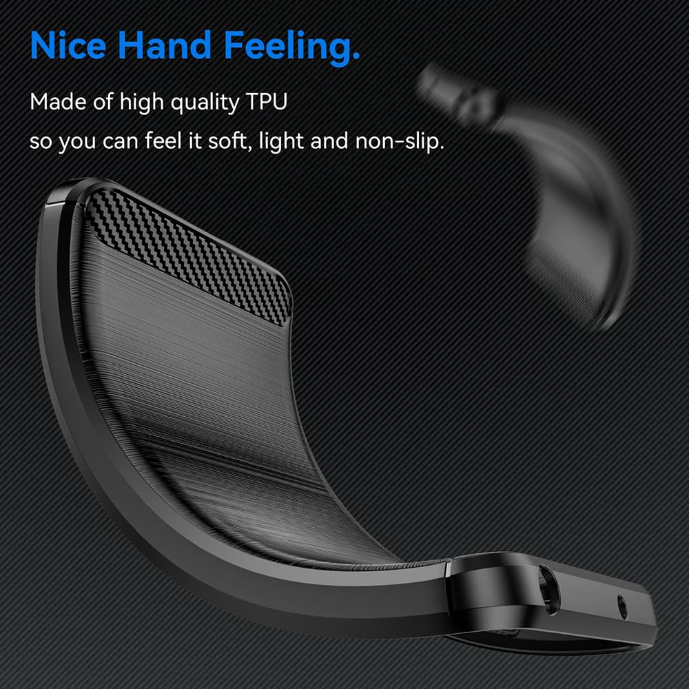 Techsuit Carbon Silicone pro Samsung Galaxy A36 5G A56 5G černá - náhled 3