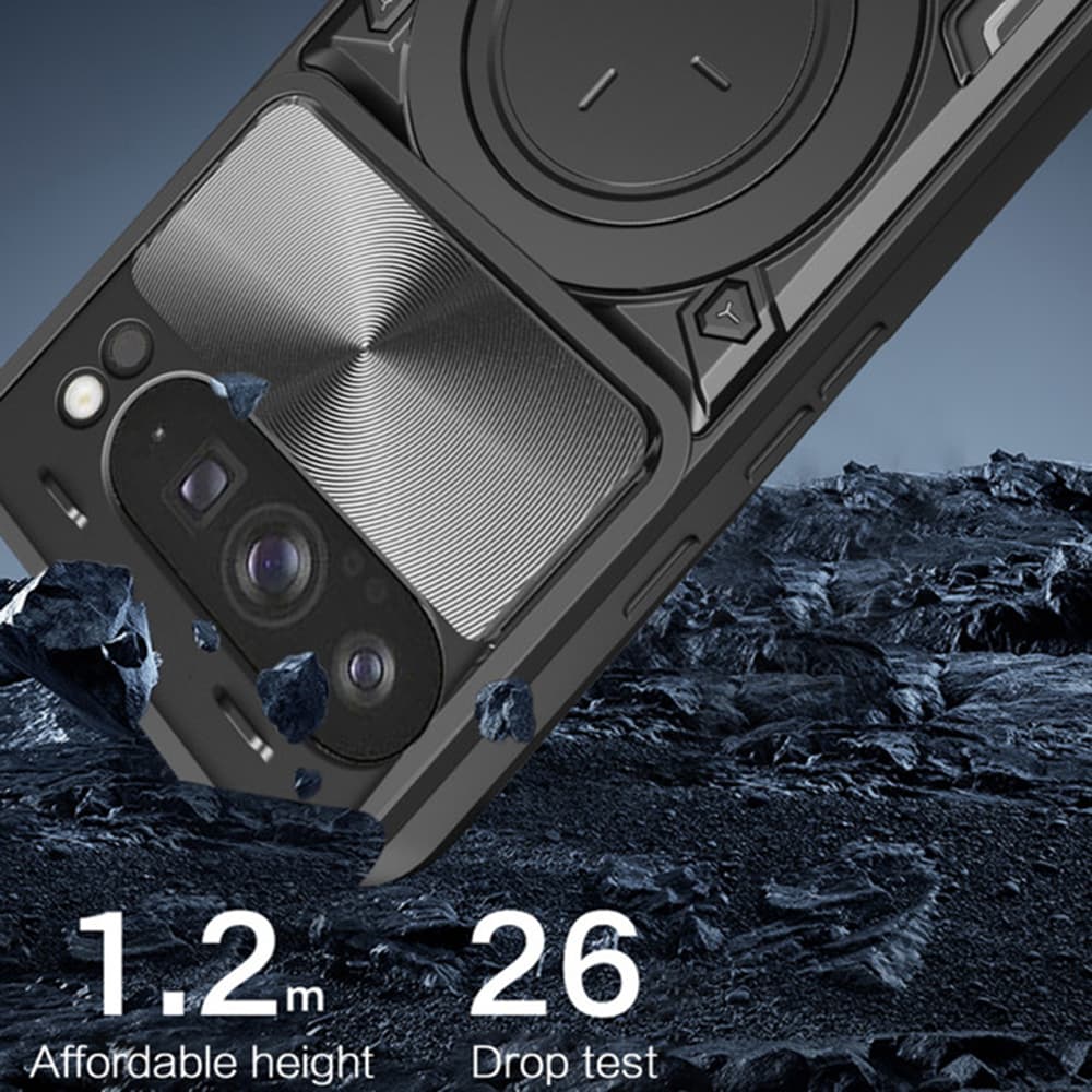 Ochranné pouzdro Techsuit CamGuard Pro pro Google Pixel 9a fialové - náhled 3
