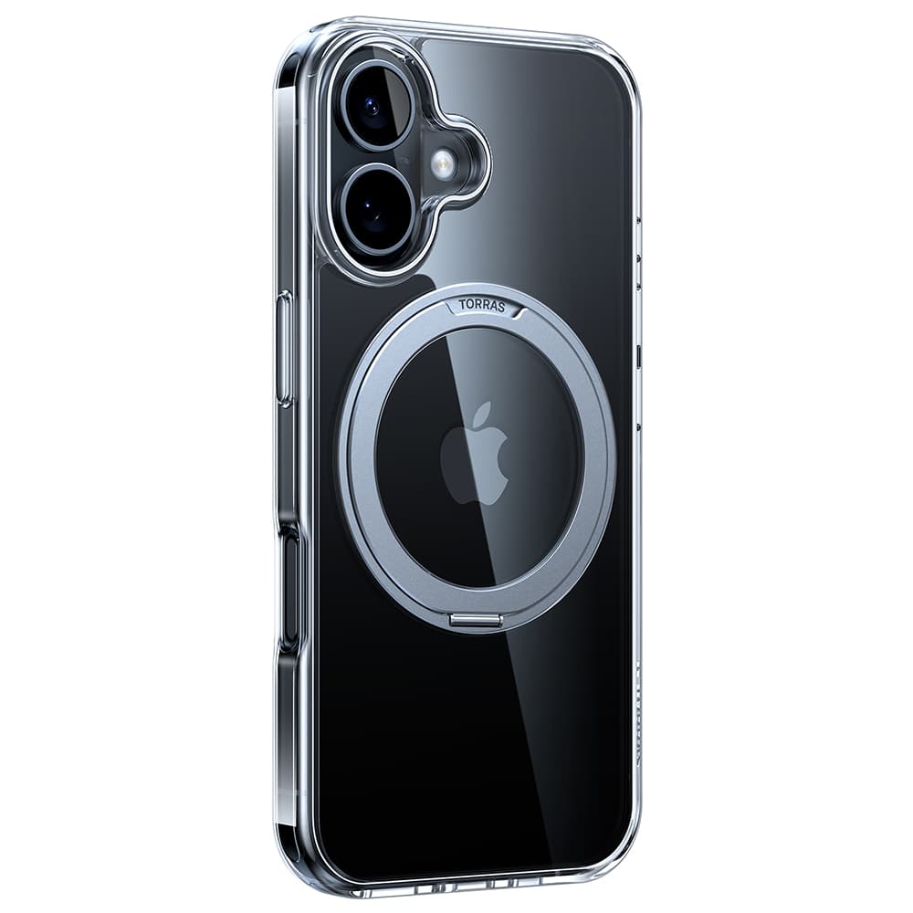 Torras Ostand Pro MagSafe Series iPhone 16 průhledný - náhled 3