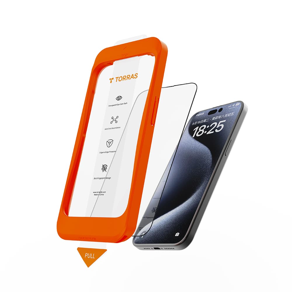 Torras GlassGo Install Master pro iPhone 16 Plus černý - náhled 3