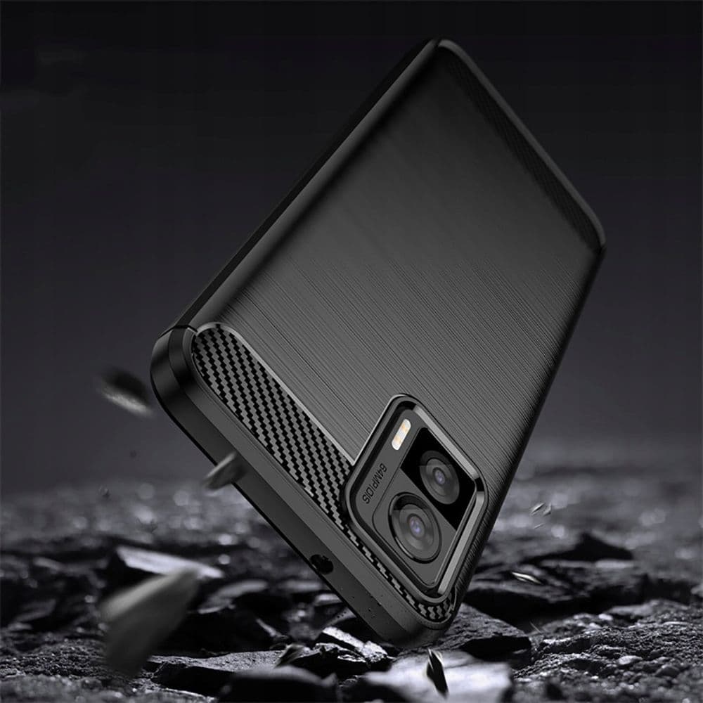 Techsuit Karbon Silikon Motorola Edge 30 Neo Černý - náhled 3