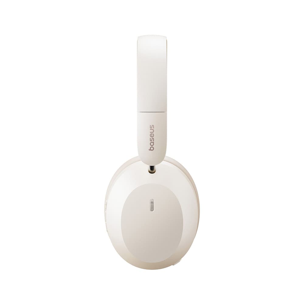 Baseus Wireless Headphones Bass 35 Max na uši Bluetooth 5.3 skládací bílá - náhled 3