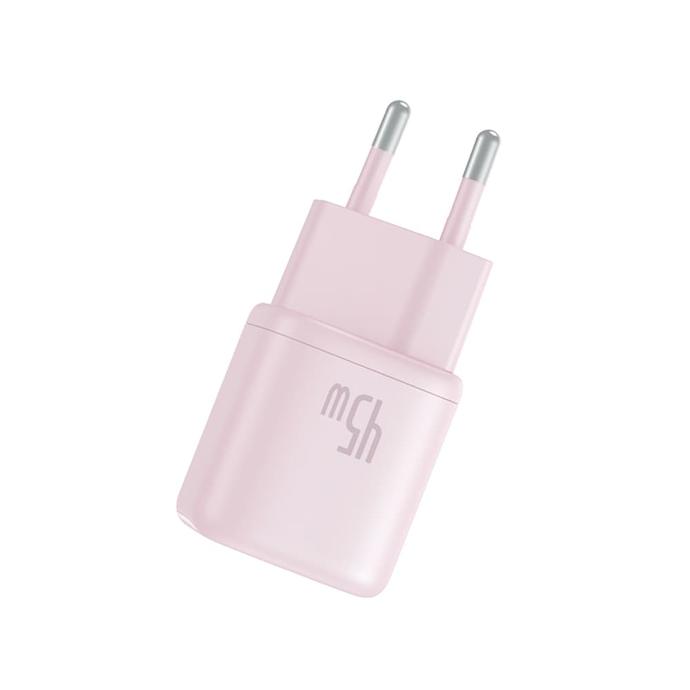 Nabíječka Baseus Wall Charger PicoGo 45W USB-C růžová - náhled 3