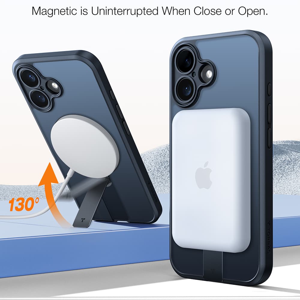 Torras Pstand Spin MagSafe pro iPhone 16 černý - náhled 3