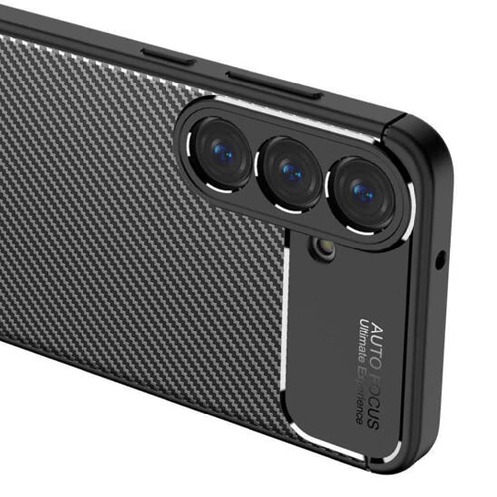 Techsuit CarbonFiber pro Samsung Galaxy S25 černý - náhled 3