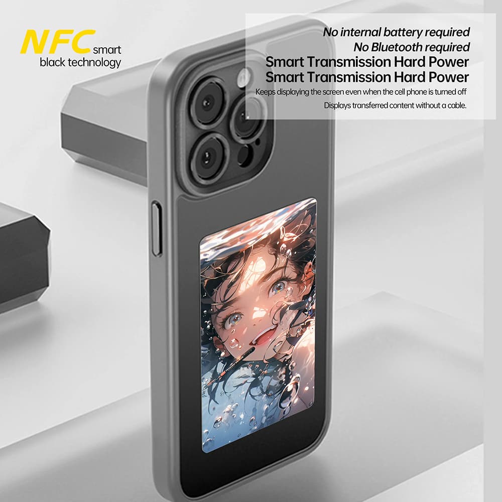 Techsuit SmartScreen NFC pro iPhone 16 Plus černý - náhled 3