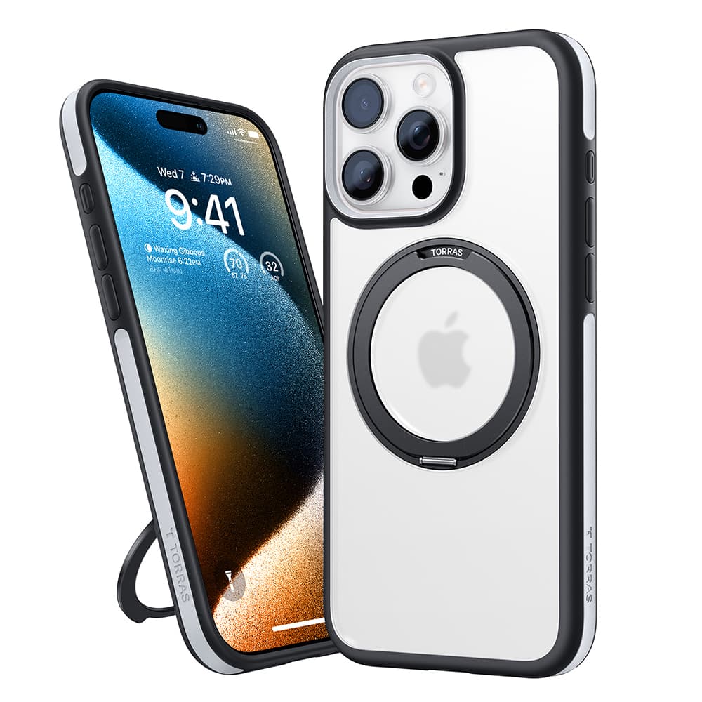 Torras Ostand R Fusion MagSafe Series pro iPhone 16 Pro Max černá - náhled 3
