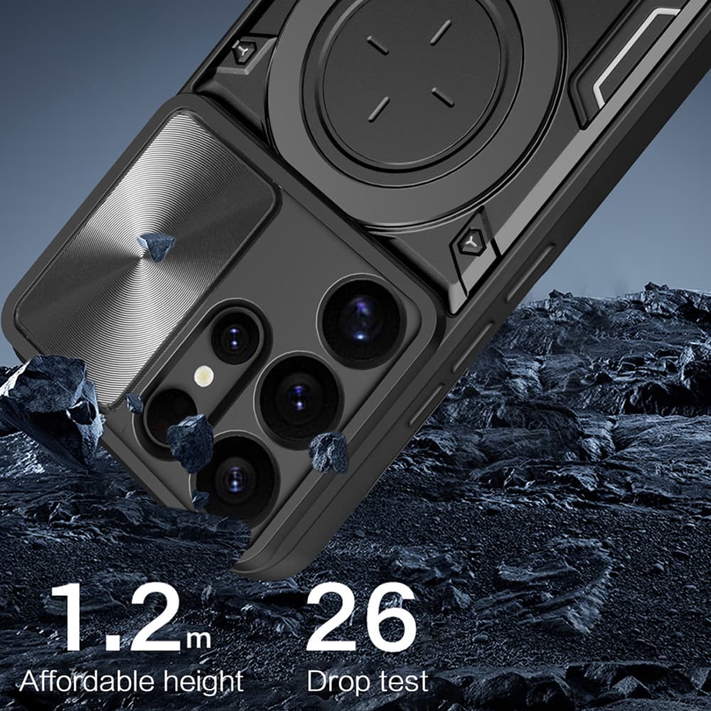 Techsuit CamGuard Pro pro Samsung Galaxy S25 Ultra fialová - náhled 3