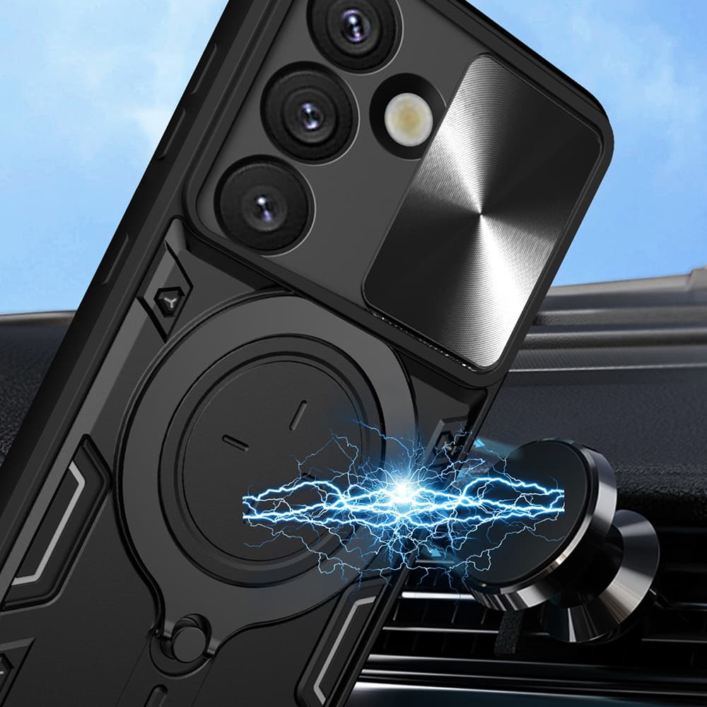Techsuit CamGuard Pro pro Samsung Galaxy S25 Plus růžově zlatý - náhled 3