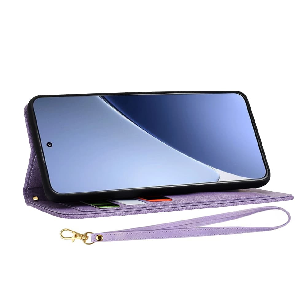 Pouzdro Techsuit FlipCraft pro Xiaomi 15 Pro v tajemné fialové - náhled 3