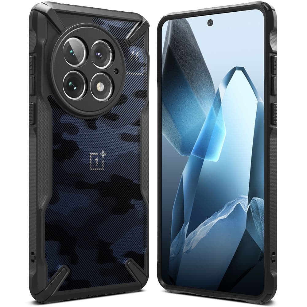 Ringke Fusion X Design OnePlus 13 maskáčová černá - náhled 3