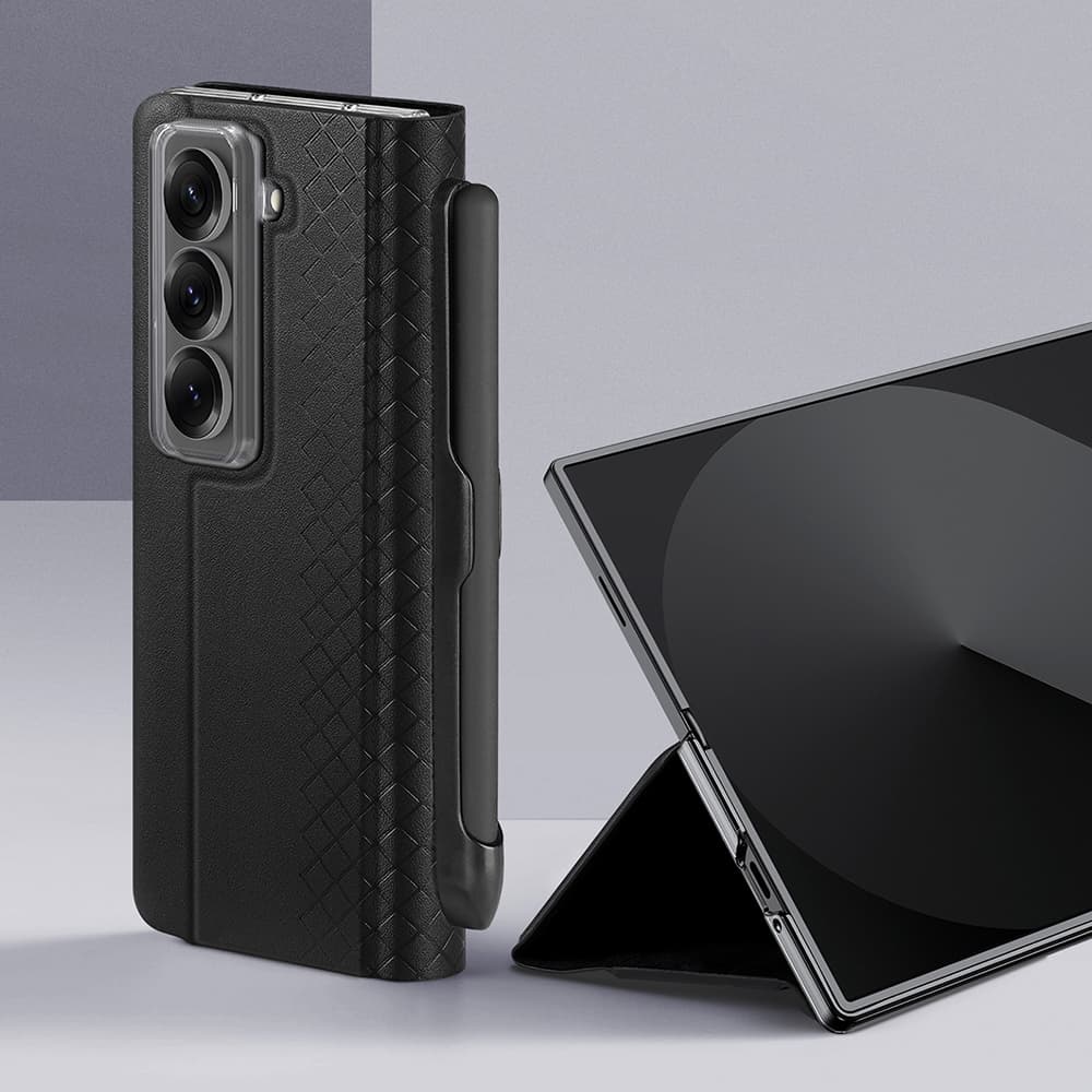 Dux Ducis Bril s držákem na tužku Samsung Galaxy Z Fold SE černá - náhled 3