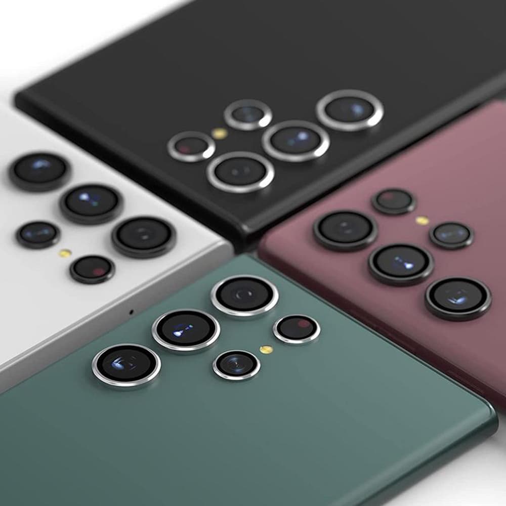 Ochranné sklo na fotoaparát Lito Samsung Galaxy S25 Ultra černé - náhled 3