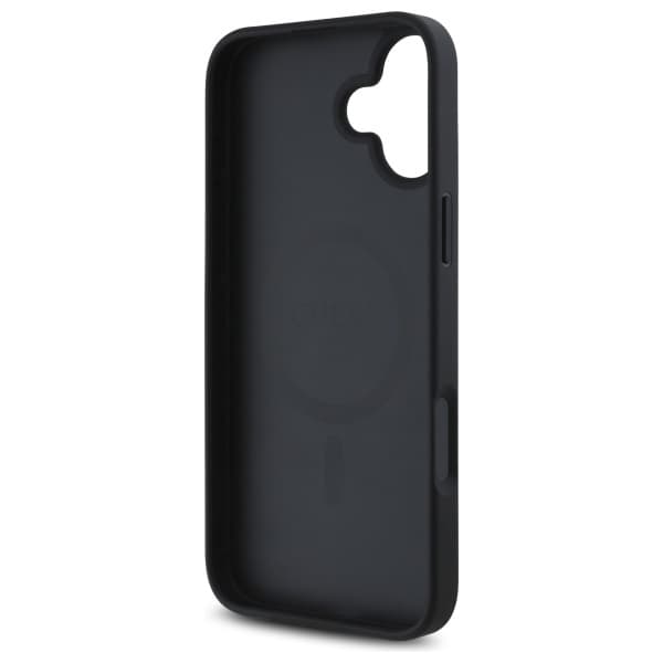 Guess Hardcase 4G Flower Print MagSafe iPhone 16 Černá - náhled 3
