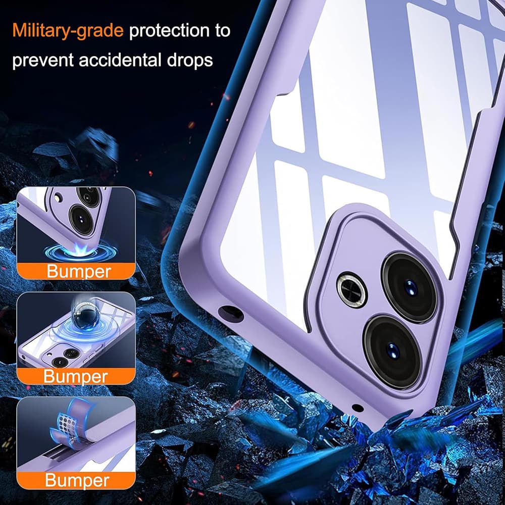 Techsuit ColorVerse 360 Series Ochranné sklo Xiaomi Redmi Note 14 Pro 5G růžová - náhled 3