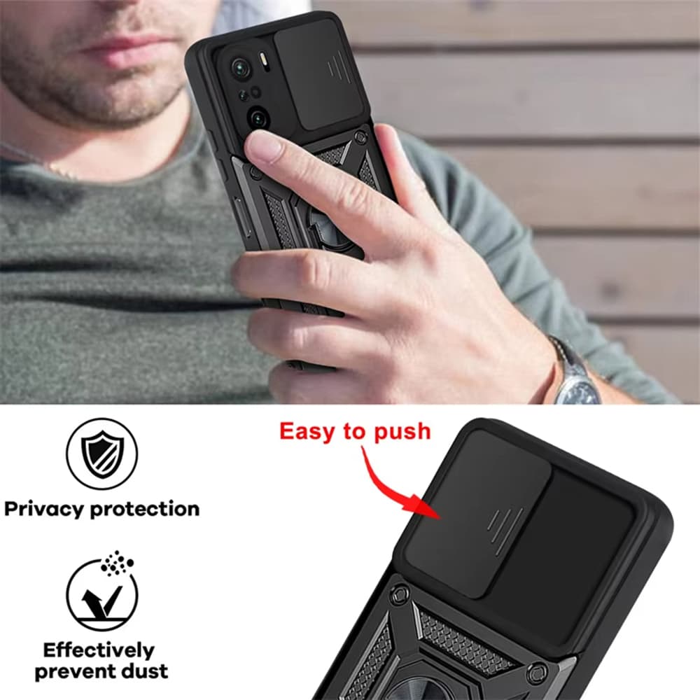 Techsuit CamShield Series Xiaomi Mi 11i Poco F3 černý - náhled 3