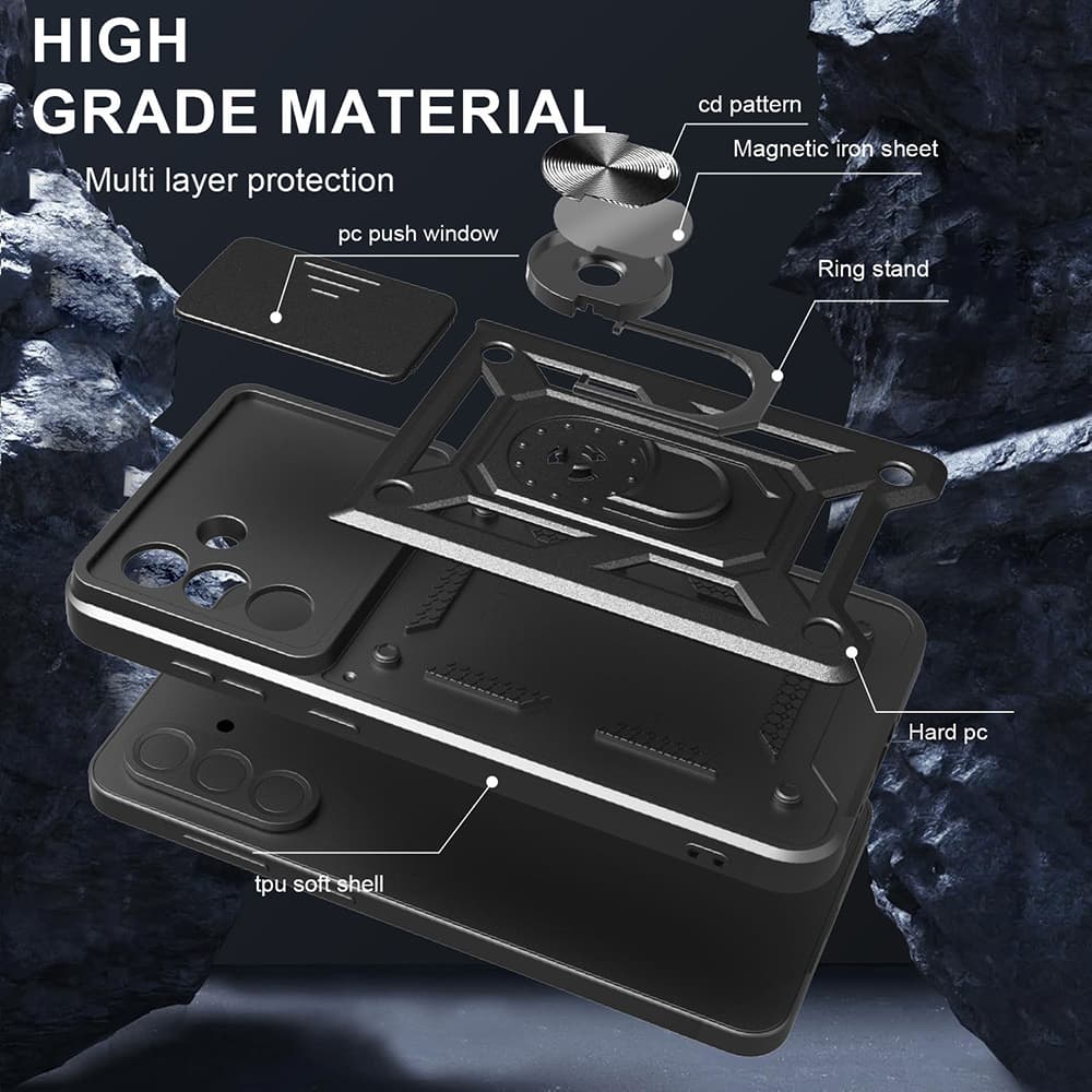 Techsuit CamShield Series Samsung Galaxy A56 5G zelený - náhled 3