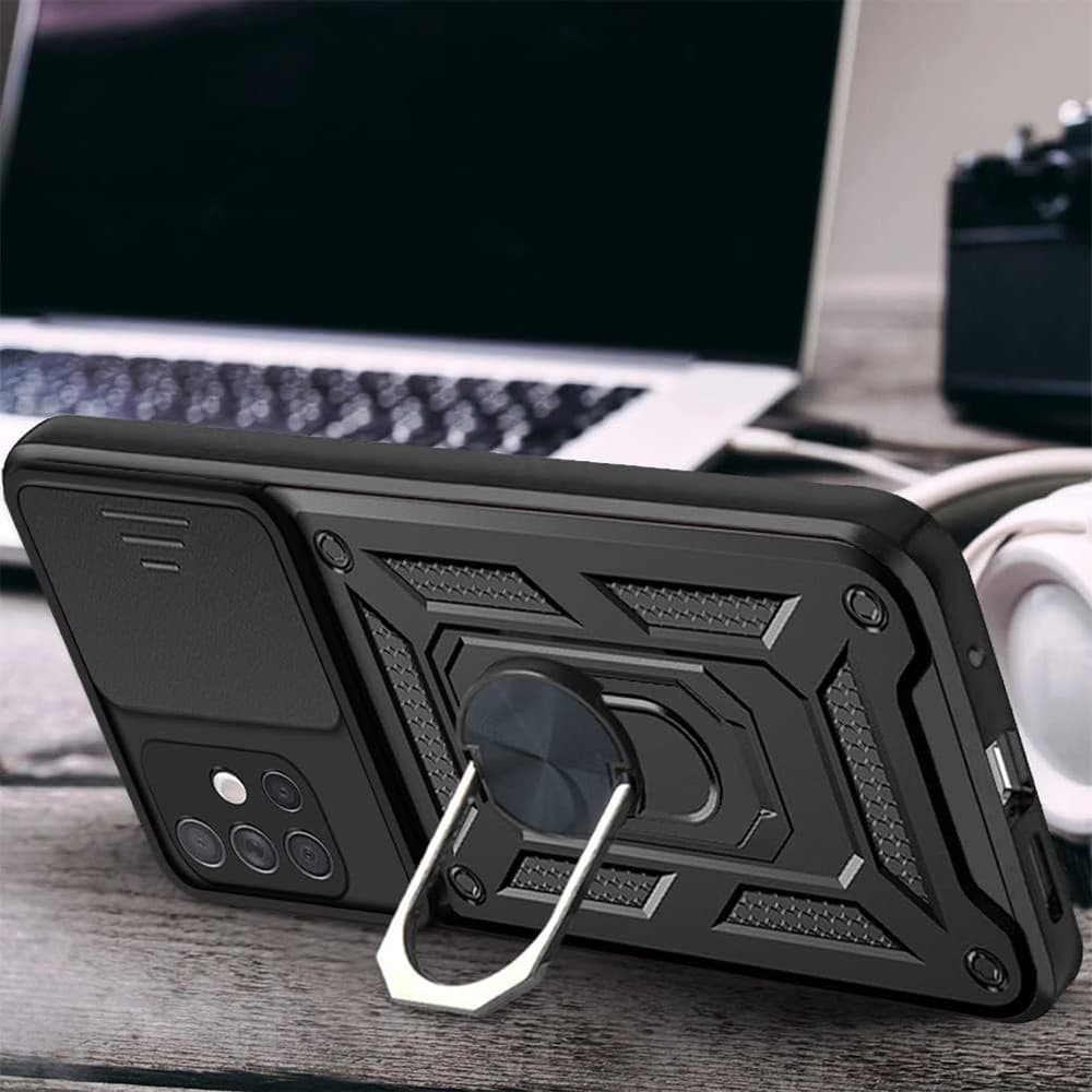 Techsuit CamShield Series pouzdro pro Samsung Galaxy A71 4G černé - náhled 3