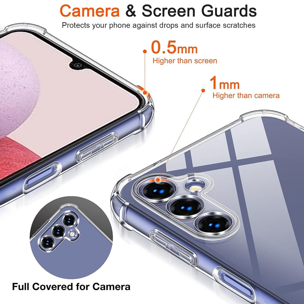 Techsuit Shockproof průhledný silikonový obal Samsung Galaxy A10 průhledný - náhled 3