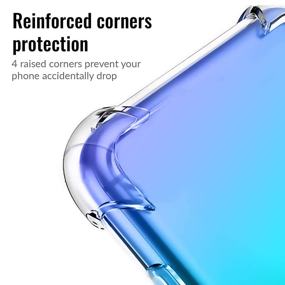 Techsuit Shockproof průhledný silikon Huawei P Smart 2019 průhledný - náhled 3