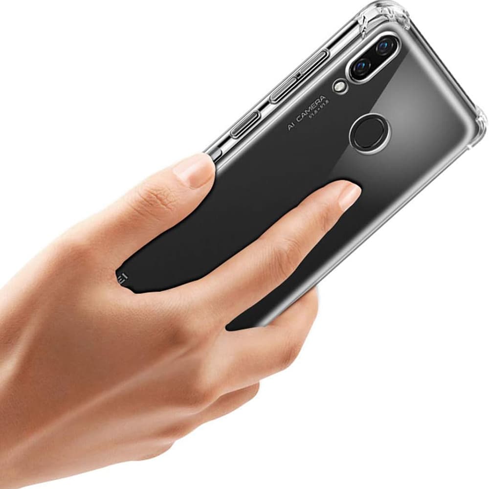 Techsuit Shockproof průhledný silikon Huawei Mate 20 Pro průhledný - náhled 3