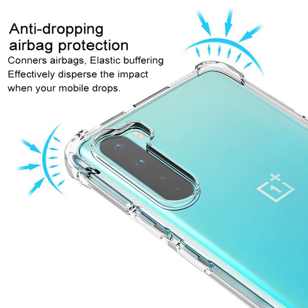 Techsuit Shockproof průhledný silikon OnePlus Nord 5G průhledný - náhled 3