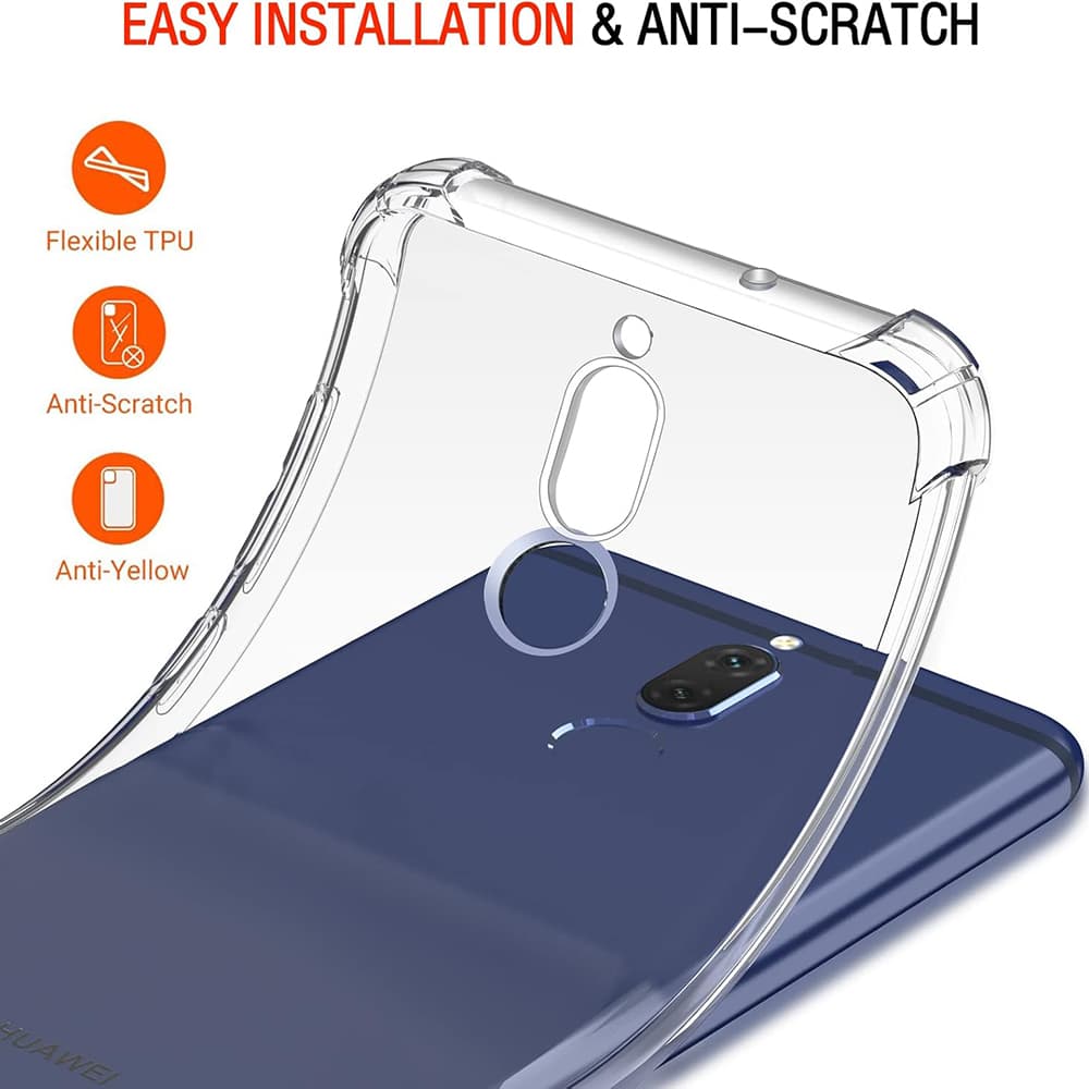 Techsuit nárazuvzdorný průhledný silikonový kryt pro Huawei Mate 10 Lite - náhled 3