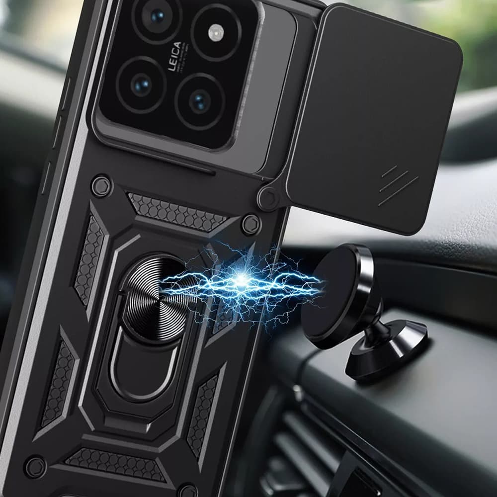 Pouzdro Techsuit CamShield Series pro Xiaomi 15 Pro černé - náhled 3