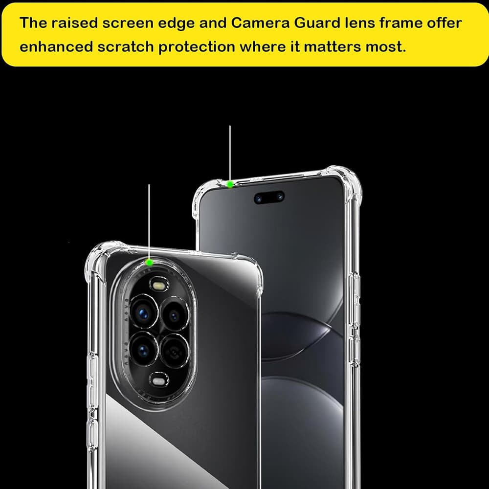 Techsuit Shockproof průhledný silikonový obal Huawei nova 13 Pro průhledný - náhled 3