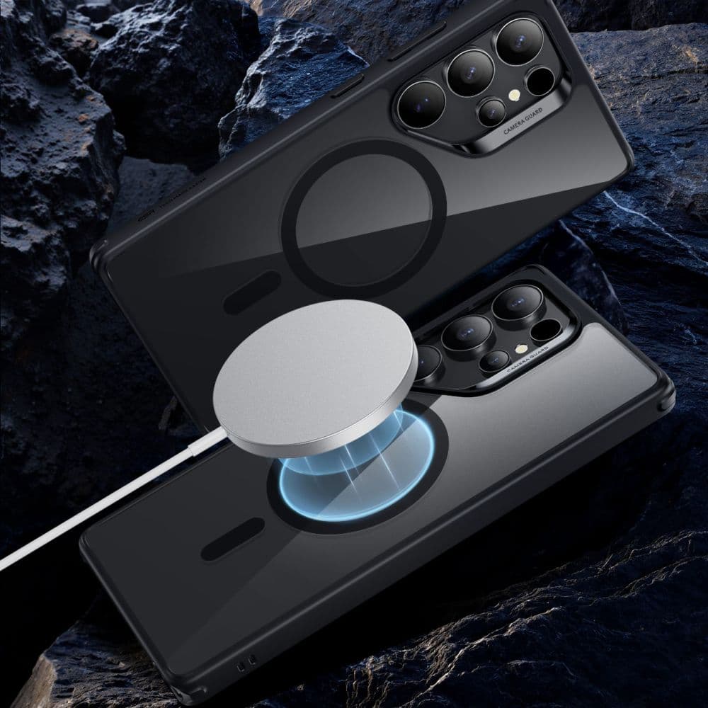 ESR Classic Hybrid HaloLock pro Samsung Galaxy S25 Ultra černá průhledná - náhled 3