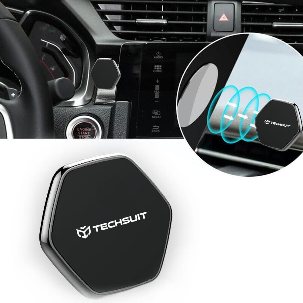 Techsuit Phone Holder Tiny Series (HOLD210-C) magnetický držák na palubní desku černý - náhled 3
