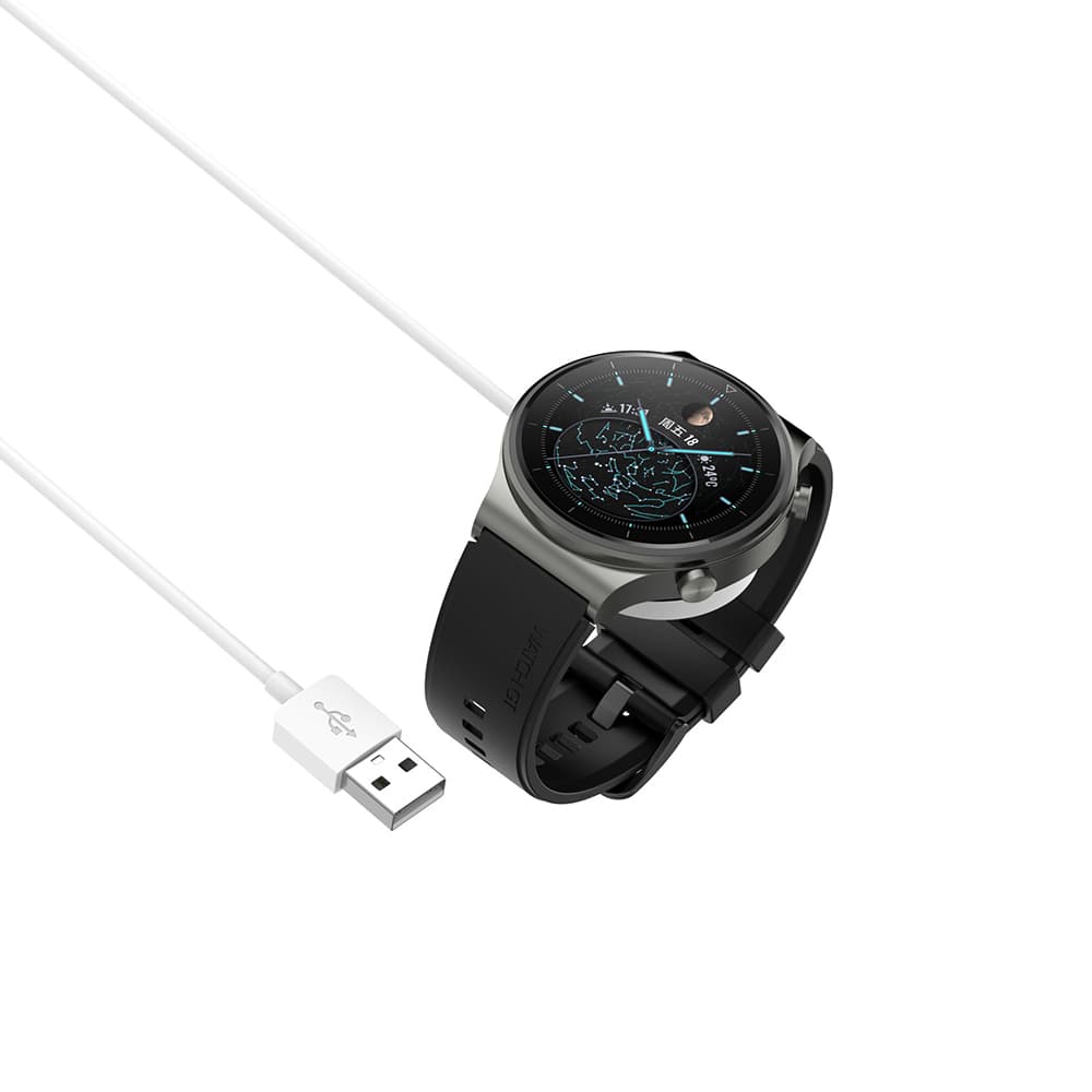 Techsuit SmartWatch bezdrátový nabíjecí kabel pro Huawei bílý - náhled 3