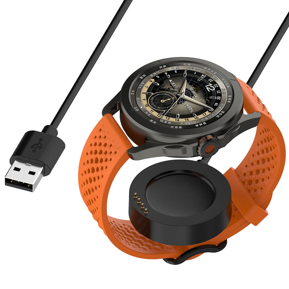 Techsuit SmartWatch bezdrátový nabíjecí kabel pro Xiaomi Watch S4 Sport USB černý - náhled 3
